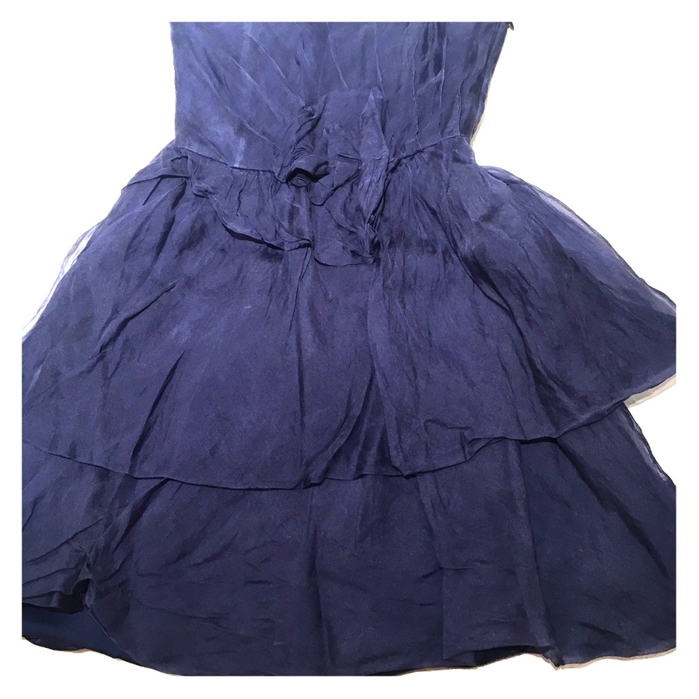 Blue cocktail dress